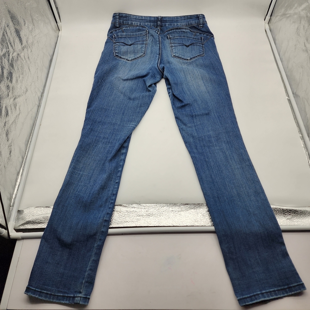 Womens 11 Just Jeans Fit Enhancer Blue Straight Leg Jeans - Picture 14 of 16